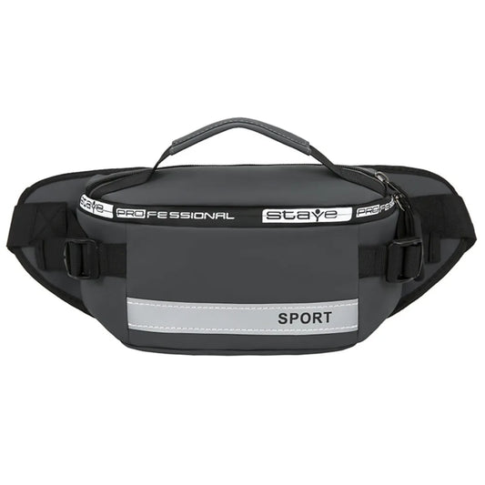 Gym Bag Nylon Men Chest Bag Multi-function Large Capacity Fanny Pack Belt Bag Wear-resistant Sports Phone Bag Women
