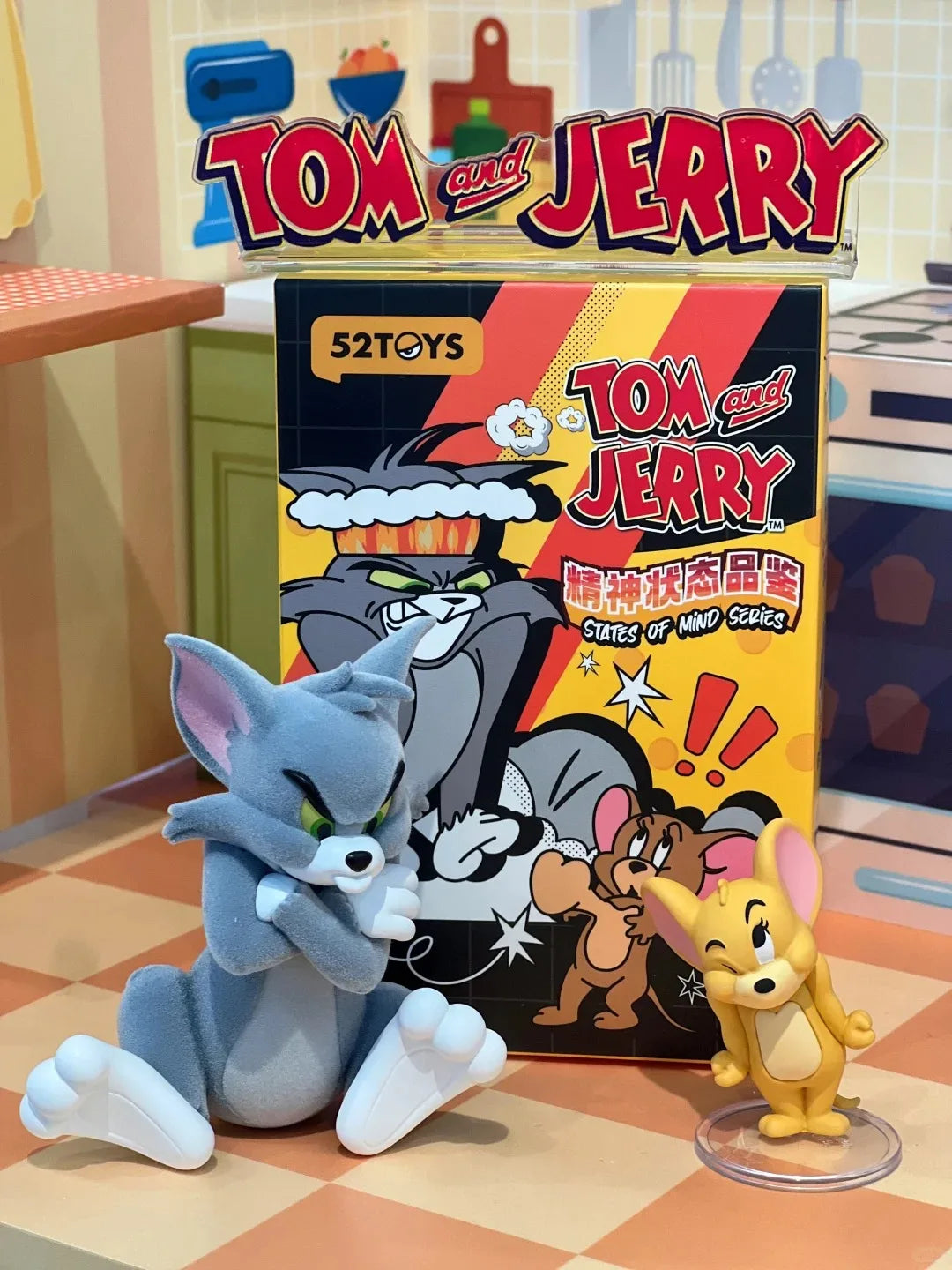 Genuine 52toys Tom And Jerry Mental State Appreciation Series Blind Box Trendy Toys Blind Boxes Birthday Surprise Blind Box Gift