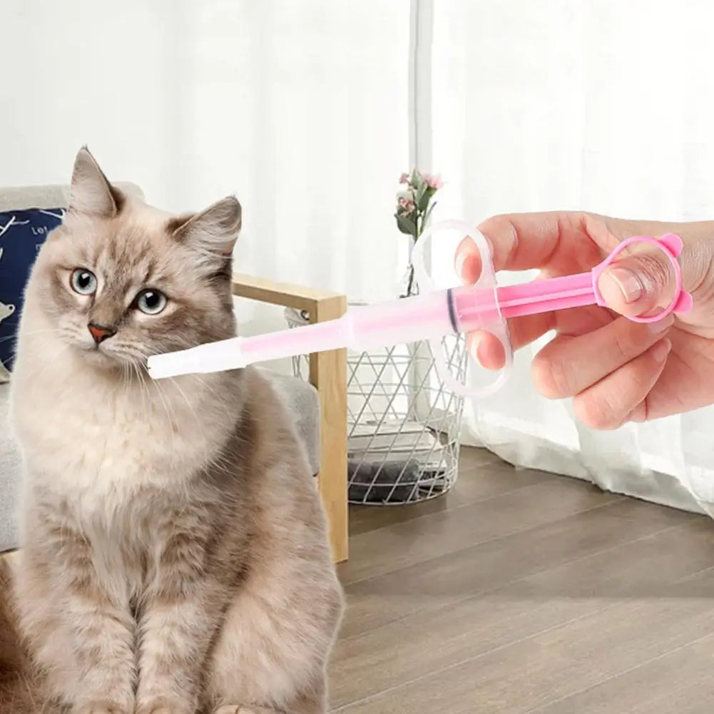 Pet Medicine Feeder Dispenser Cat Tablet Syringe Feeder Push Type Dry/wet Medicine Dispenser For Cat Dog Pet Care Products