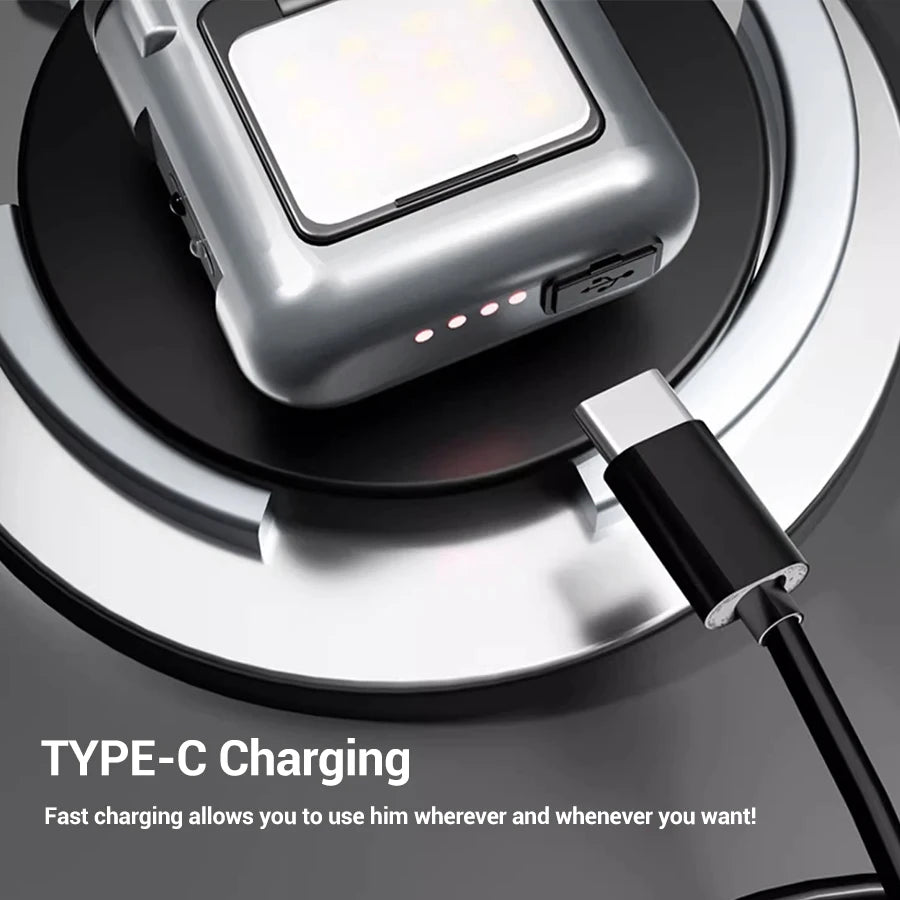 Sensor COB LED Headlamp Cap Clip Light USB Rechargeable Head Flashlight Built-in Battery Headlight Led Head for Fishing Camping