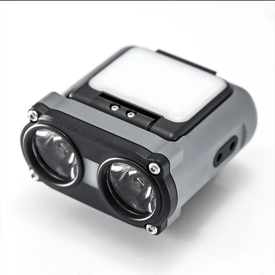 Sensor COB LED Headlamp Cap Clip Light USB Rechargeable Head Flashlight Built-in Battery Headlight Led Head for Fishing Camping
