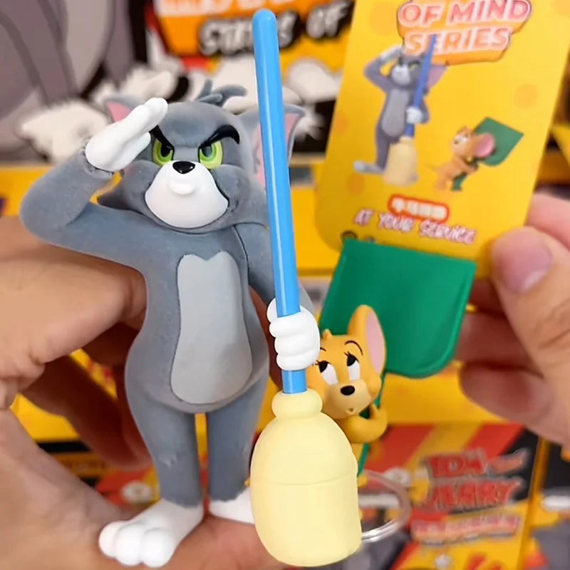 Genuine 52toys Tom And Jerry Mental State Appreciation Series Blind Box Trendy Toys Blind Boxes Birthday Surprise Blind Box Gift