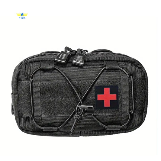 Tactical medical bag nylon high-quality molle bag can be tied on the belt waterproof large capacity wear-resistant