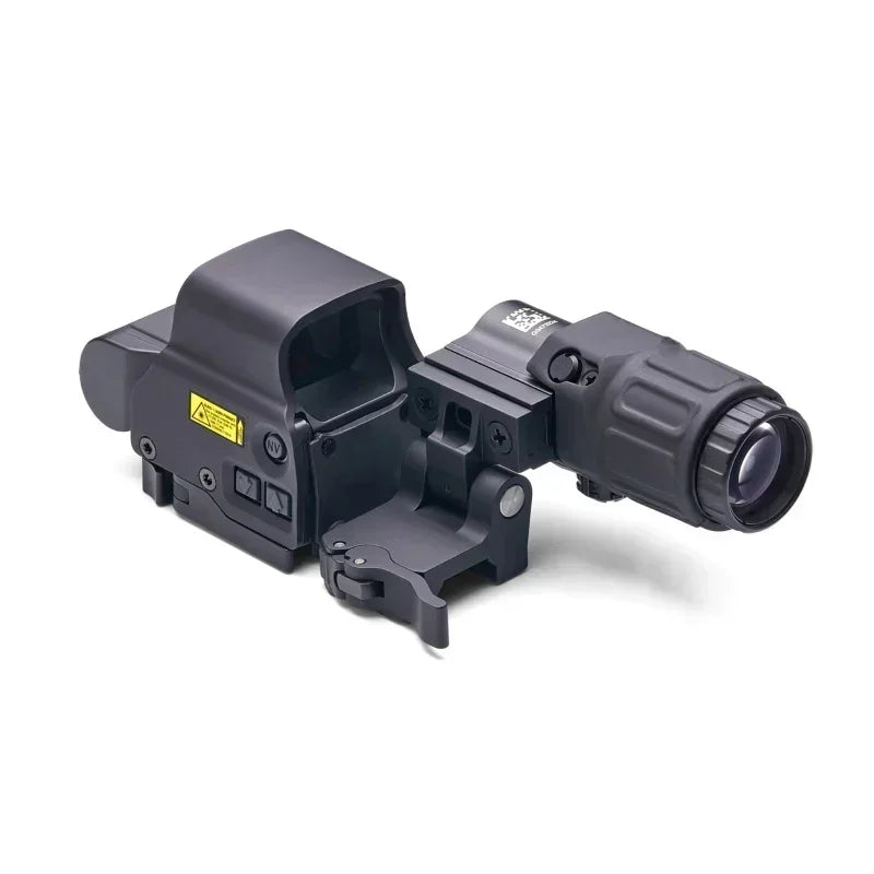 Tactical  558 G43 G33 G45 Holographic Collimator Sight Red Green Dot Sight 3X Magnifier Quick Detachable for Hunting Riflescope