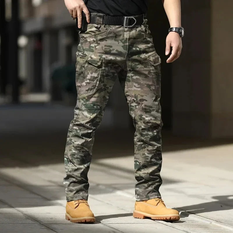 Tactical Cargo Pants Men's Classic Outdoor Hiking Trekking Men Tactical Joggers Pants Military Multi Pocket Trousers