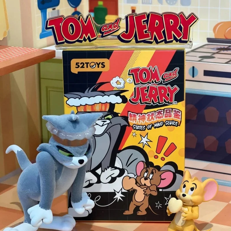 Genuine 52toys Tom And Jerry Mental State Appreciation Series Blind Box Trendy Toys Blind Boxes Birthday Surprise Blind Box Gift
