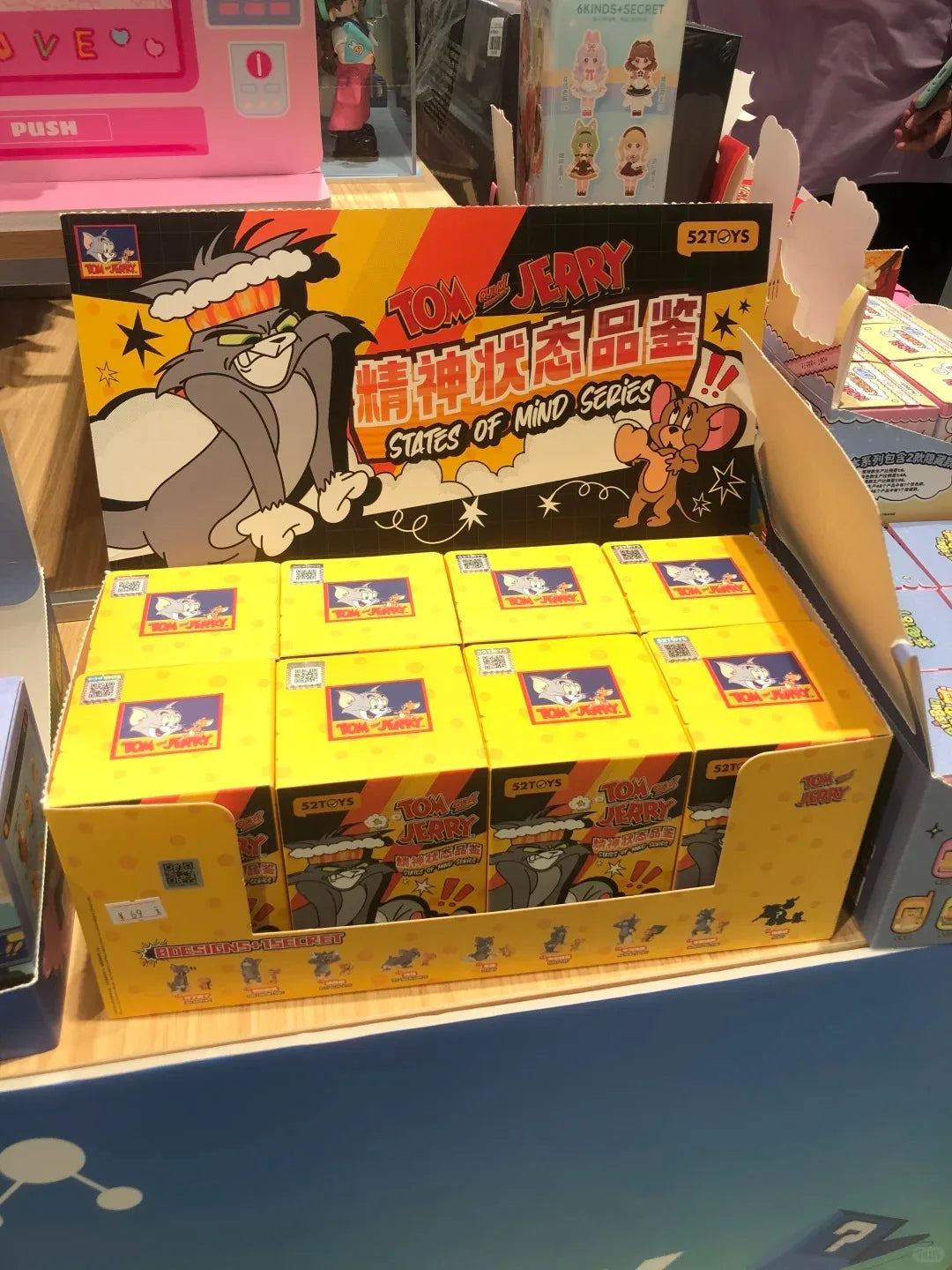 Genuine 52toys Tom And Jerry Mental State Appreciation Series Blind Box Trendy Toys Blind Boxes Birthday Surprise Blind Box Gift