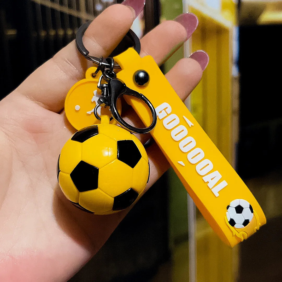 Football Fans Game Football Key Chain Exquisite Football Fashion Backpack Pendant Car Key Chain Accessories Gift For Men Women