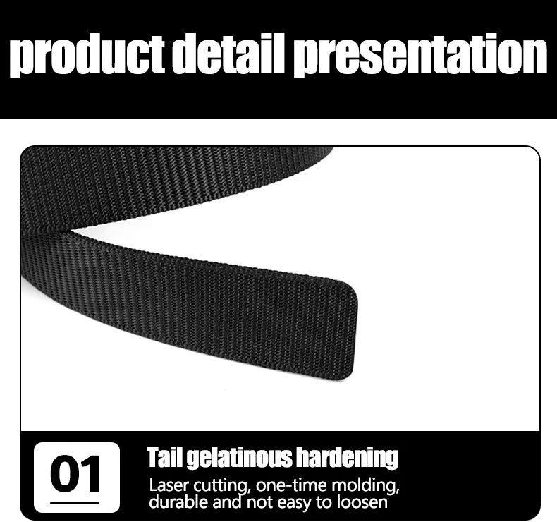 Tactical Belt, Rigger Belt, Utility Web Nylon Novelty Work Belt for Men