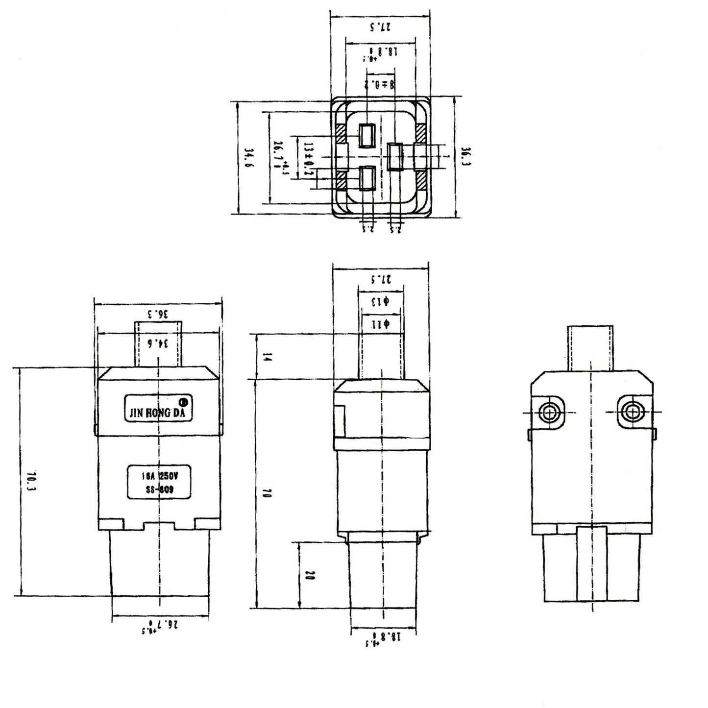 Universal 250V 16A AC Standard IEC320 C20 C19 AC Electrical Power Cable Cord Connector PDU/UPS Removable Male female socket plug