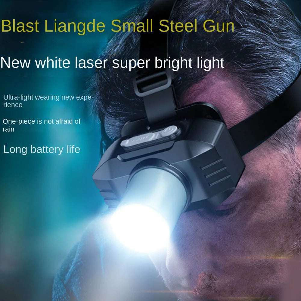 Strong Light Zoom Headlight USB Rechargeable 3 Light Modes Head Mounted Flashlight Waterproof Super Bright Led Headlamp