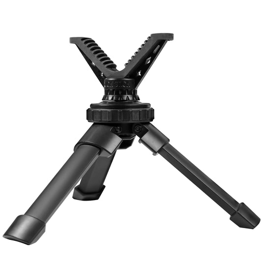 Tactical Shooting Rest Adjustable Height Compact Rifle Shooting Tripod V Yoke Durable Aluminum Construction for Shooting Hunting