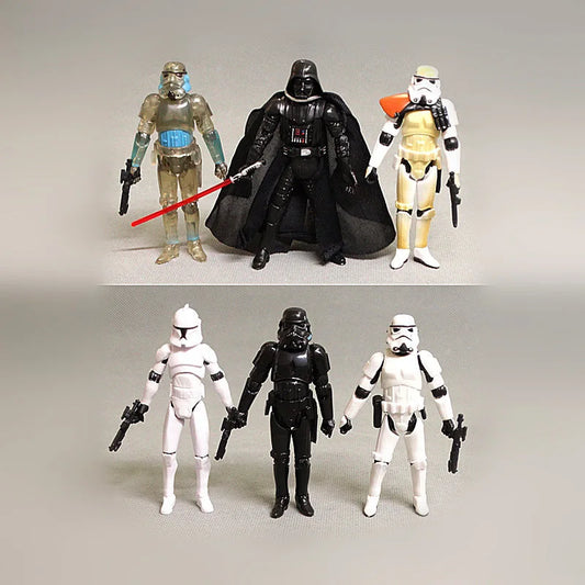 Star Wars  Black Warrior Bai Bing Invisible Clone Trooper 3.751/8 Scale Movable Figurine Display
