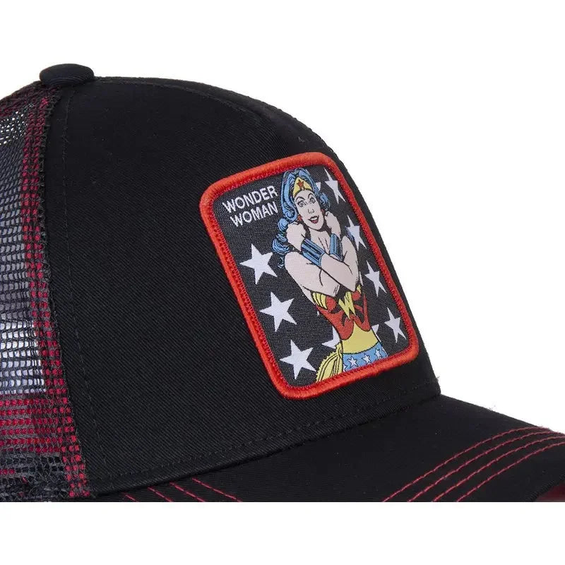 High Quality Batman Anime Cartoon Snapback Cotton Baseball Cap Men Women Hip Hop Dad Mesh Trucker Hat Dropshipping