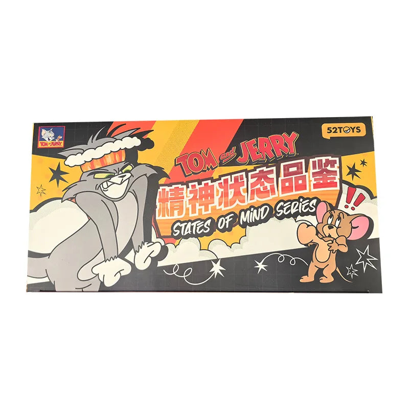 Genuine 52toys Tom And Jerry Mental State Appreciation Series Blind Box Trendy Toys Blind Boxes Birthday Surprise Blind Box Gift