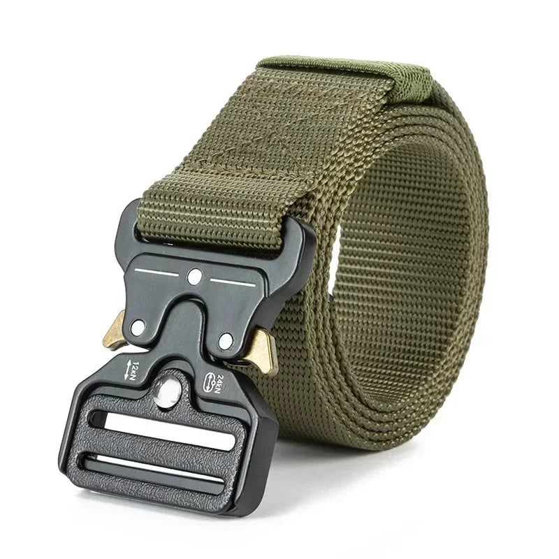 Tactical Belt, Rigger Belt, Utility Web Nylon Novelty Work Belt for Men
