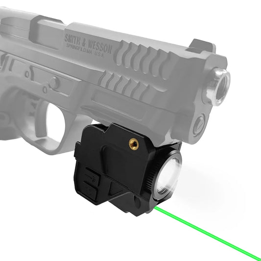 Richfire Police Flashlight 600LM and Laser Combo Sight  Pistol Magnetic Charging Torch with Built in Lithium Battery