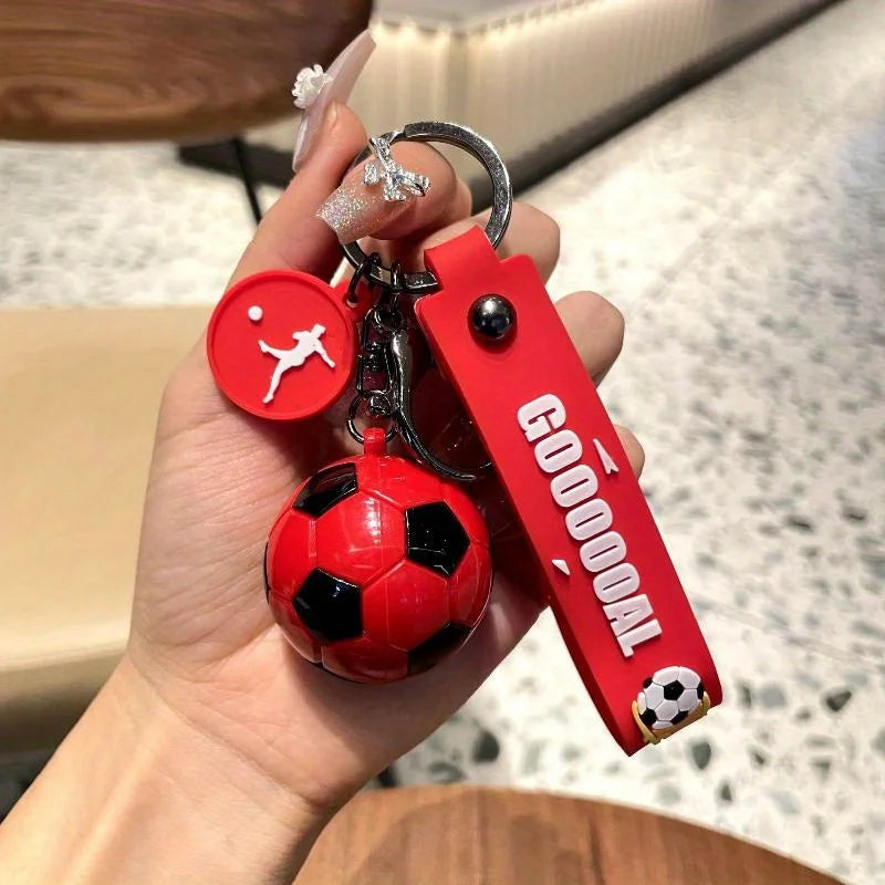Football Fans Game Football Key Chain Exquisite Football Fashion Backpack Pendant Car Key Chain Accessories Gift For Men Women