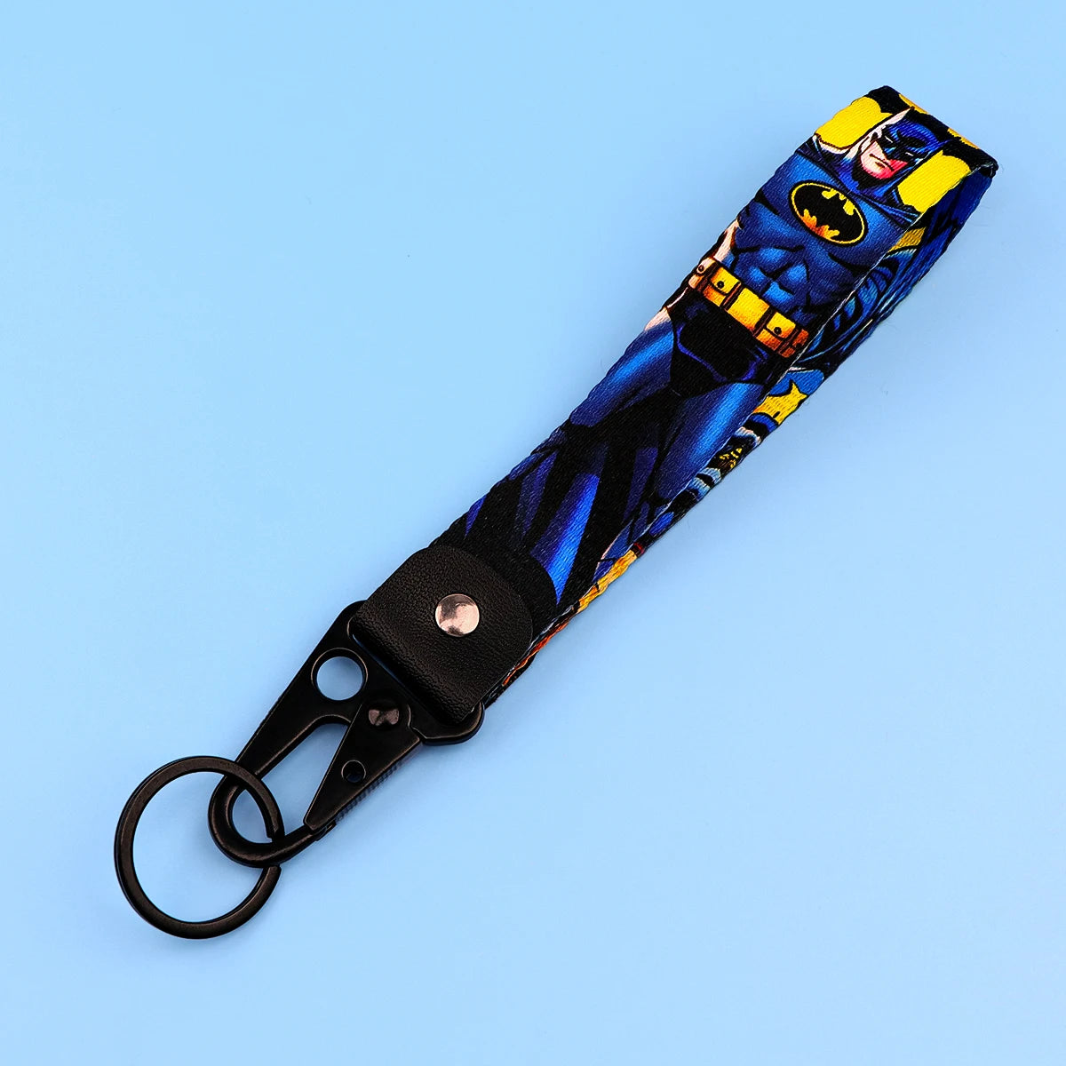 Superhero Car Keychain Anime Movie Key Rings Cool Jewelry Men Women Lanyard Motorcycle Accessories Gifts For Friends