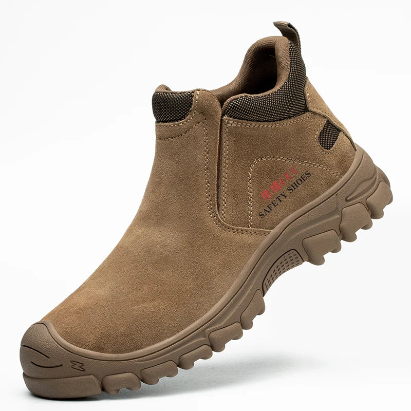 Safety Shoes Men Work Sneakers Indestructible Shoes Anti-smash Anti-puncture Protective Boots advanced non-slip traction ﻿