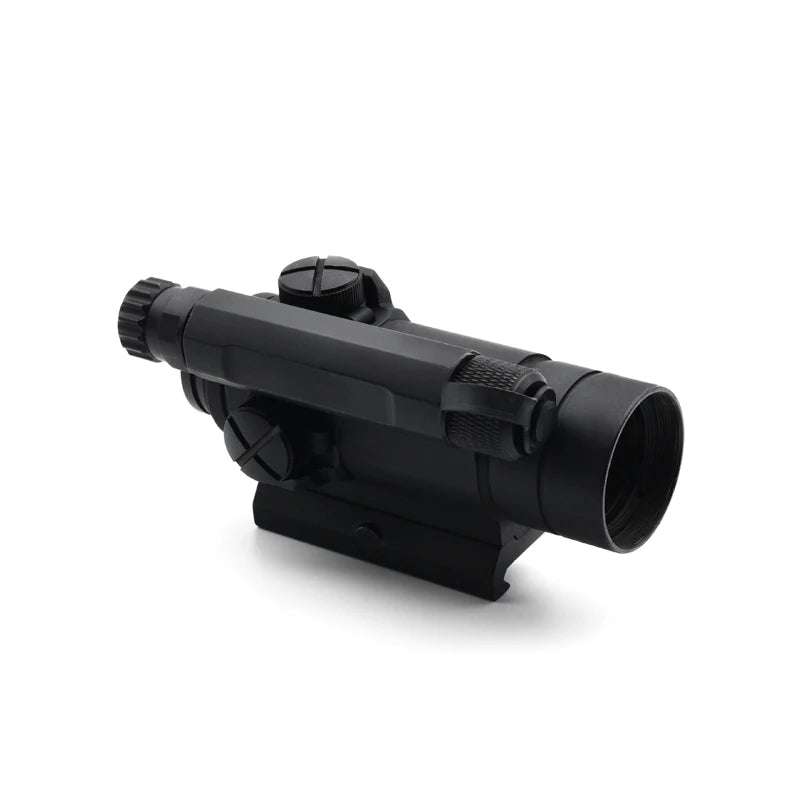 Tactical M4 Red Dot Reflex Sight Collimator Optics with Spacer and QRP2 Mount & Killflash Replica with Full Original Markings