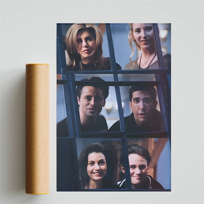Friends Tv Show Poster Aesthetics Six of One Movie Pictures Canvas Painting For Wall Art Mural Room Decor Home Living Decoration
