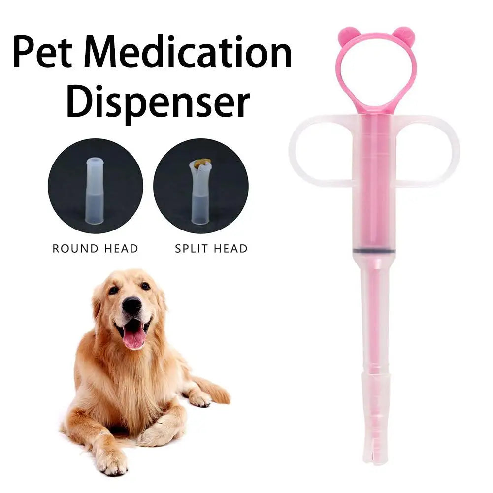 Pet Medicine Feeder Dispenser Cat Tablet Syringe Feeder Push Type Dry/wet Medicine Dispenser For Cat Dog Pet Care Products