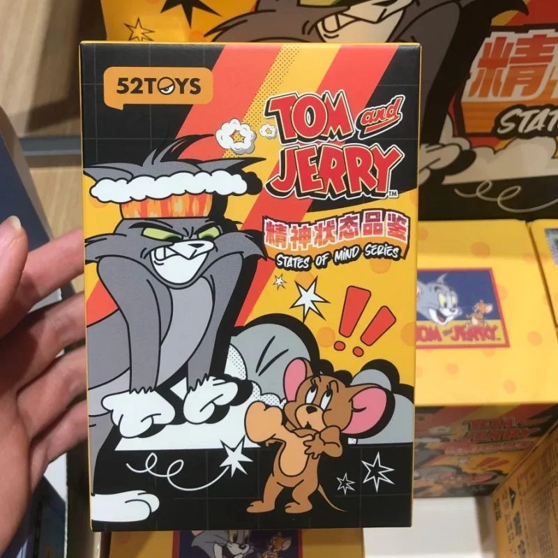 Genuine 52toys Tom And Jerry Mental State Appreciation Series Blind Box Trendy Toys Blind Boxes Birthday Surprise Blind Box Gift