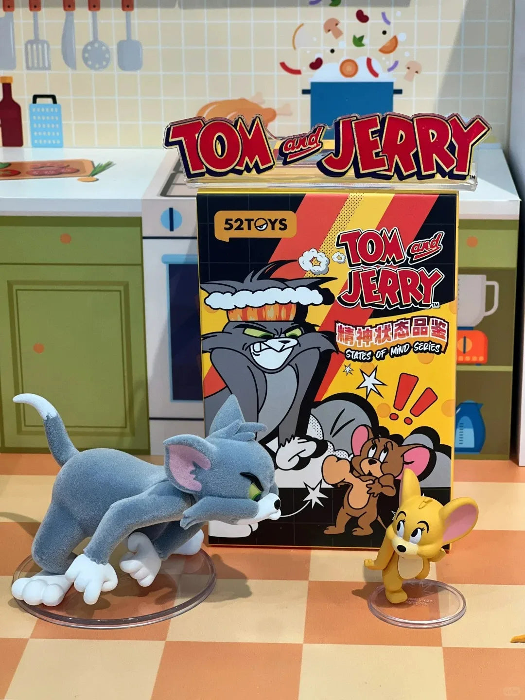 Genuine 52toys Tom And Jerry Mental State Appreciation Series Blind Box Trendy Toys Blind Boxes Birthday Surprise Blind Box Gift