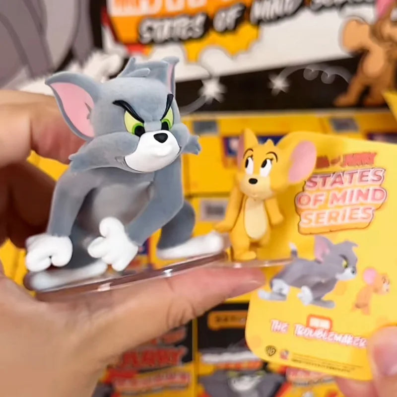 Genuine 52toys Tom And Jerry Mental State Appreciation Series Blind Box Trendy Toys Blind Boxes Birthday Surprise Blind Box Gift
