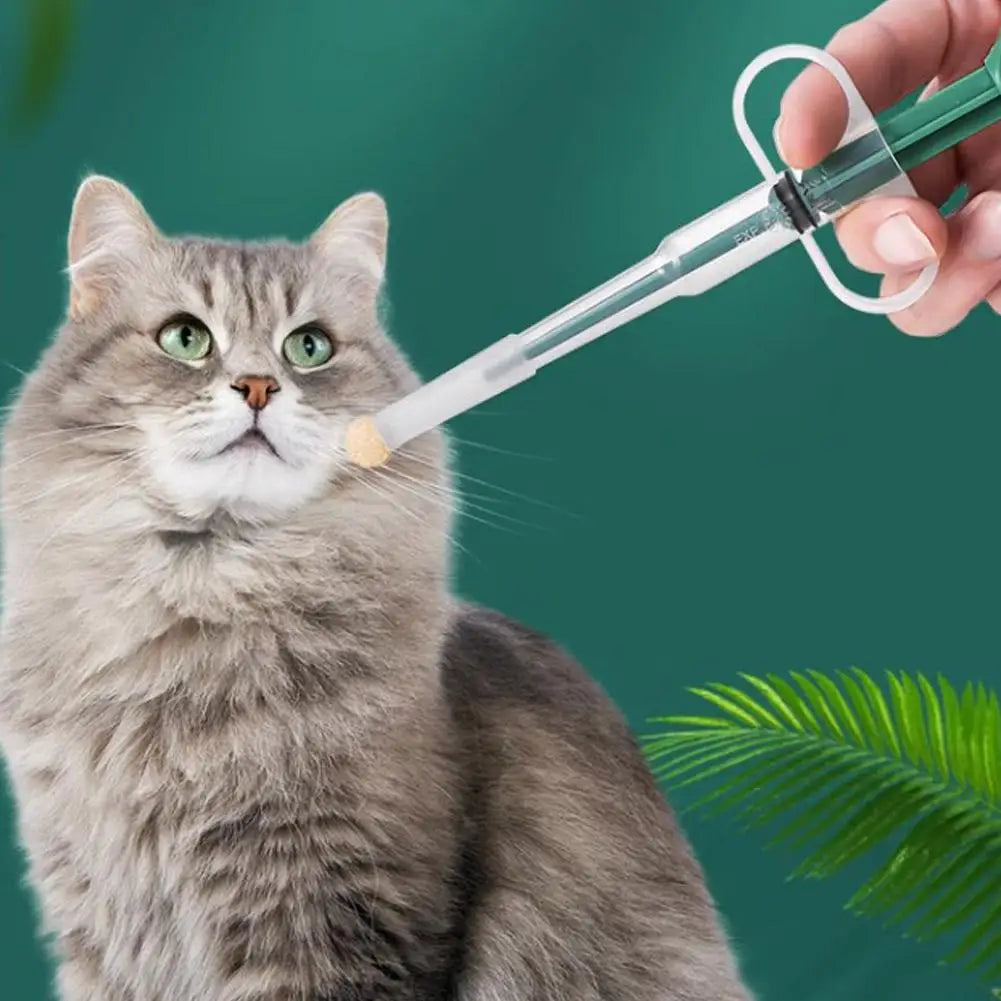 Pet Medicine Feeder Dispenser Cat Tablet Syringe Feeder Push Type Dry/wet Medicine Dispenser For Cat Dog Pet Care Products