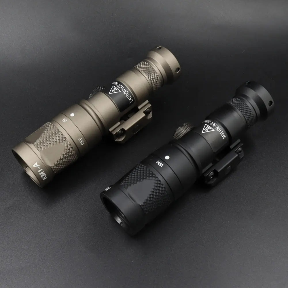 Tactical Light M300V IR Lighting & LED White Scout Flashlight w/ Remote Pressure Switch for Hunting Picatinny Rail