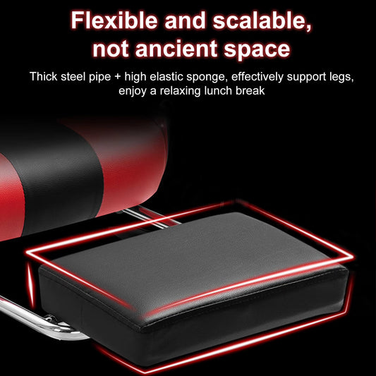 Gaming Chair with Bluetooth-Compatible Speakers and RGB LED Lights Massage Computer Gaming Chair with Height Adjustable