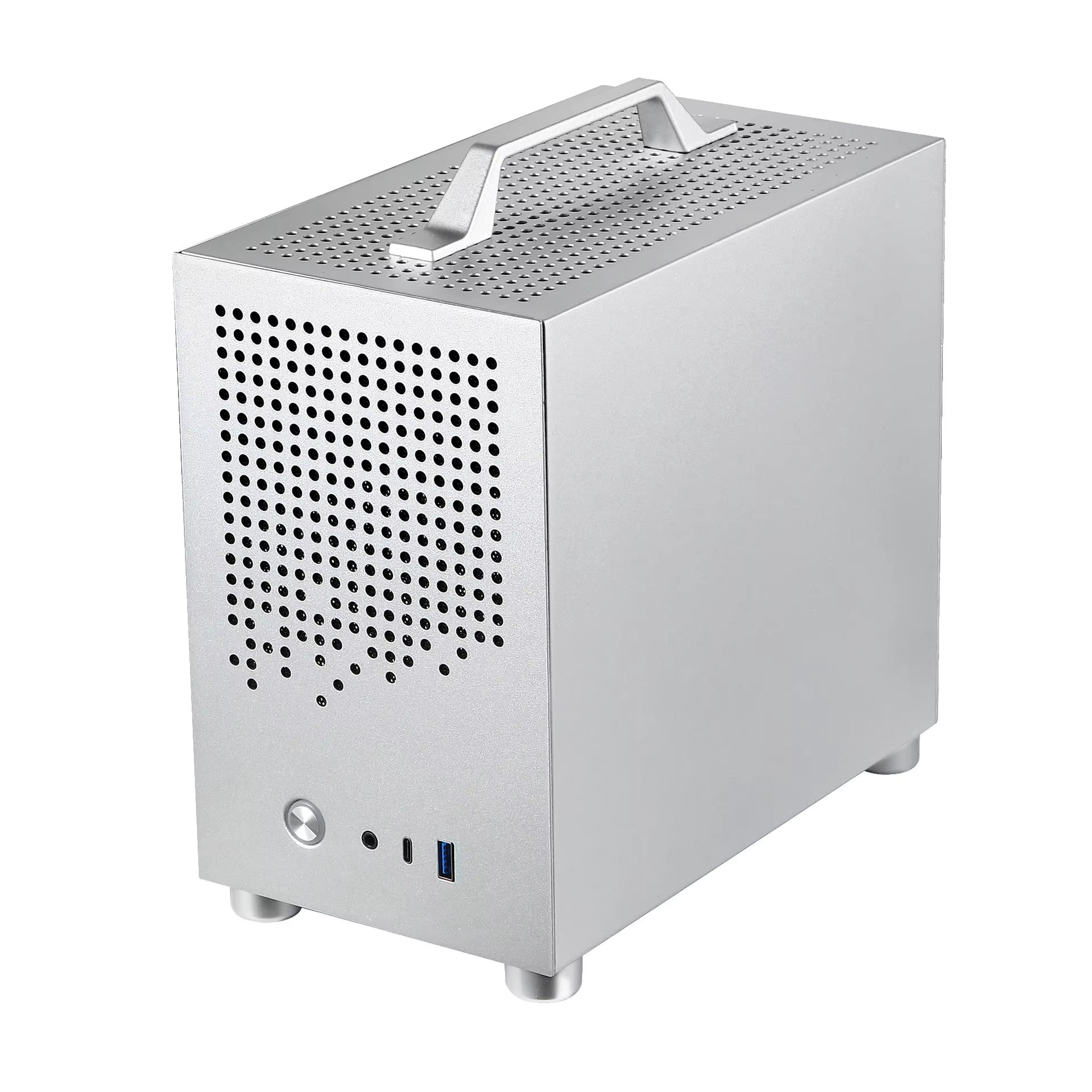SGCC Portable Desktop Computer Mini Case SFF Small Form Factor Mini-Itx Computer Case