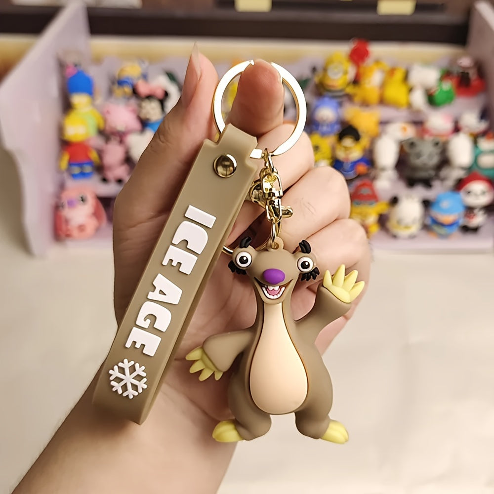 1pc Disney Keyring, Anime Figure Keychain, Christmas, Thanksgiving Day, Halloween Gift