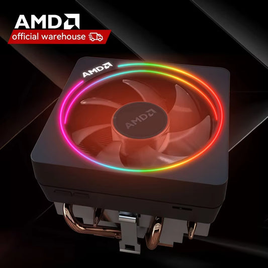 New Ryzen Wraith Cooler Wraith Prism Fan Original 4 PIN Can Support R3 R5 R7 R9 CPU Can Support  Motherboard