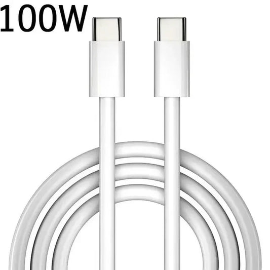 PD 100W USB C to USB Type C Cable Fast Charge Data Cable for Huawei Samsung Xiaomi Macbook Ipad Data Line Type C to Type C