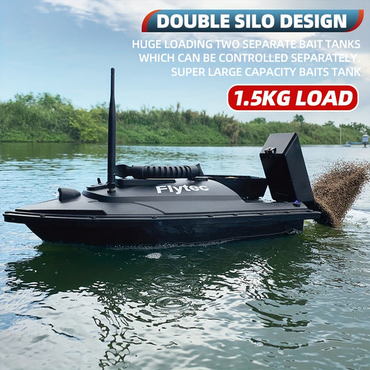 Product without plug-in interface, without plug, battery installation, no Wireless function, no laser, working voltage 36V and below, 500m wireless intelligent remote control fishing boat, double compartment baiting boat, 1.5