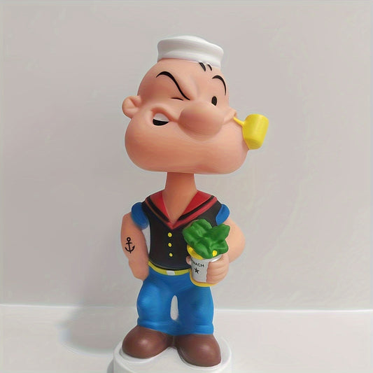 18cm/7inch Bobble Head Classics Funny Animation Sailor Action Figure Model, Precious Collection Toys Halloween Decorations/Christmas Gifts, Without Original Box